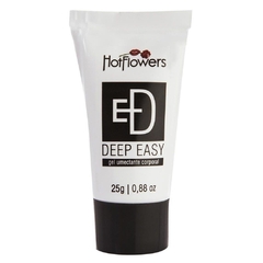 DEEP EASY ANESTESICO BISNAGA PRETA 25G HOT FLOWERS - comprar online