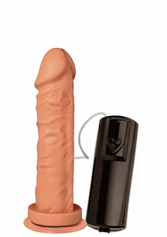 VIBRADOR TEXTURA SOFT TOUCH 15,0 x 4,0 CM COM VENTOSA