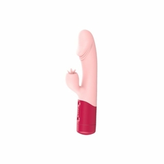 Vibrador ponto G com estimulador clitoriano