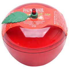 VELA PARA MASSAGEM AROMATICA 30GR PAU BRASIL MORANGO