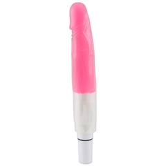 VIBRADOR MULTIVELOCIDADE EM JELLY LISO 21X3 CM - Love Charm