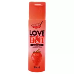 LOVE HOT MORANGO LUBRIFICANTE BEIJAVEL 20ML CHILLIES