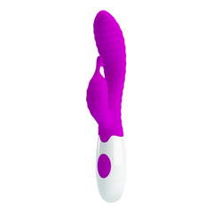 Vibrador Pretty Love Hyman – com estimulador duplo 30 velocidades