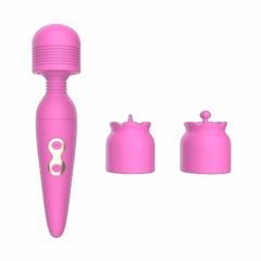 Vibrador varinha mágica 3 pontas