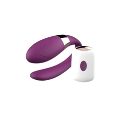 VIBRADOR CASAL COM CONTROLE RECARREGÁVEL