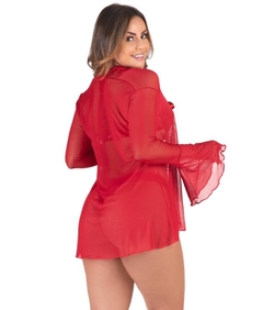 Robe sensual em tule na internet