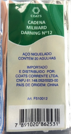 Agulha de Mão Darning N° 12