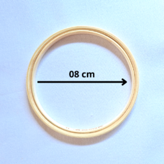 Bastidor de Madeira sem tarraxa (8cm)