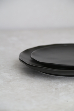 Plato Postre Noir - comprar online