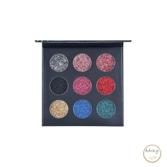 Paleta De Sombra Shine Glitter - Black - Ruby Rose - comprar online