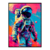 Quadro Decorativo Astronaut Colours