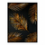 Quadro Decorativo Folhagem Palmera Dourada - comprar online