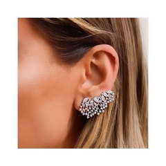 JOIA PAR DE BRINCOS EARCUFF LUXO CRAVEJADO - comprar online