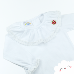 Body Branco de Algodão Egípcio - Júlia - comprar online