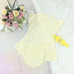 Body Saia Princess - Amarelo