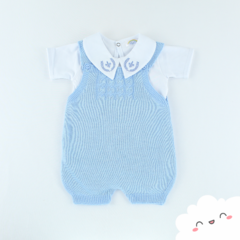 Romper Júnior com Body - Azul Claro - comprar online