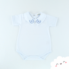 Romper Júnior com Body - Azul Claro - LeLu Infance