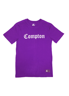 Camiseta Starter Compton Logo Roxa CCRX164