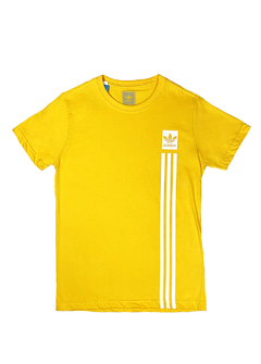 Camiseta Adidas Stripes Amarela CAAM158