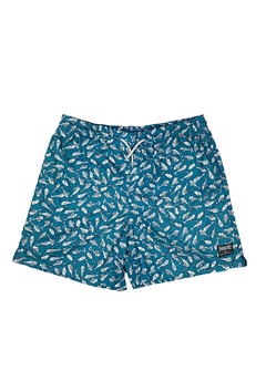 Short Praia Proside Peixes Azul Maritmo BSPPAZ24