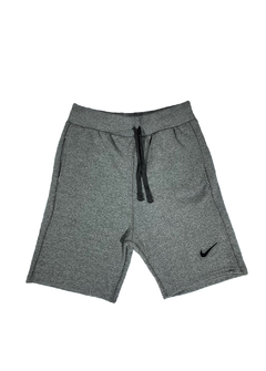 Bermuda Moletom Nike Logo Cinza Chumbo BMNCZ32