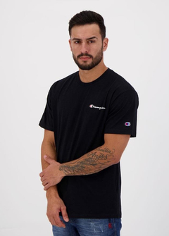 Camiseta Champion mini script preto CCPT1442