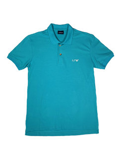 Camisa Polo Armani Jeans Regular Fit Azul Maritimo CPAAZ79