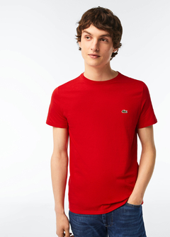 Camiseta Lacoste Basica Vermelha CLVM1043