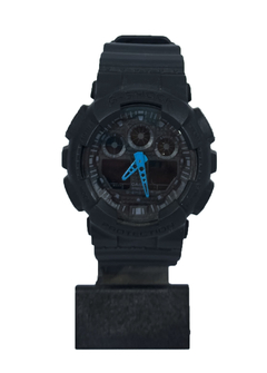 Relogio Casio G-Shock GA-100 Black Blue RCPT390