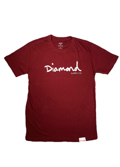 Camiseta Diamond Supply Co Bordô CDVM212