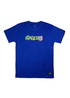 Camiseta Grizzly Fuzzy Tee Blue CGAZ568