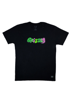 Camiseta Grizzly Fuzzy Tee Black CGPT567