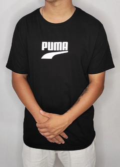 Camiseta Puma Mens Downtown preta CPPT1564