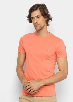 Camiseta Lacoste Basica laranja CLLR1416