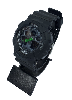 Relogio Casio G-Shock GA-100 Black Green RCPT386 - comprar online