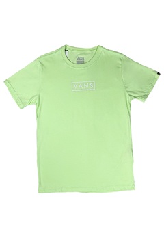 Camiseta Vans Logo Verde Claro CVVD176