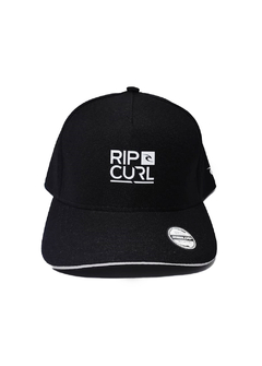 Bone Ripcurl name logo Refletivo Preto BRPT1128