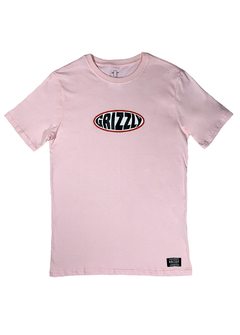 Camiseta Grizzly Logo Rosa Claro CGRS167