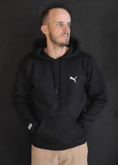 Moletom Canguru Puma Ess Hoody Preto MCPPT1204