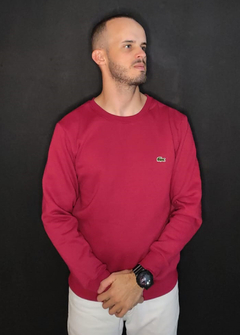 Moletom Lacoste Basico Bordo MLVM1171