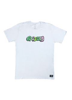 Camiseta Grizzly Fuzzy Tee White CGBR569