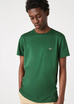 Camiseta Lacoste Basica verde escuro CLVD234