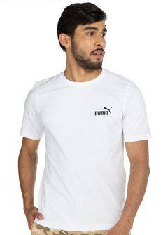 Camiseta Puma Essentials Small Logo Branca CPBR1105