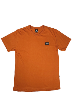 Camiseta Rip Curl Básica Laranja Telha CRLR239