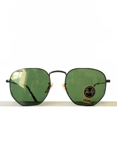 Oculos de sol Ray ban rb3694 preto/verde ORPT1790