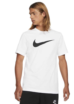 Camiseta Nike Leg Swoosh Branca CNBR1368