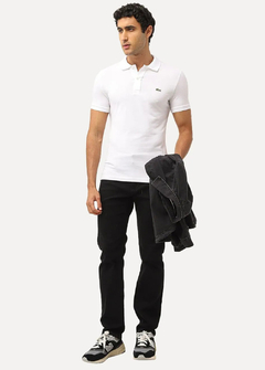 Camisa Polo Lacoste Regular Fit branca CPLBR1378 na internet