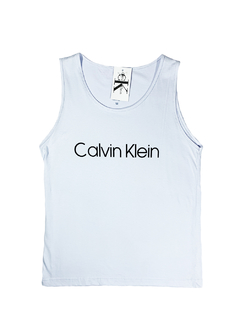 Regata Calvin Klein Logo Branca RCBR122