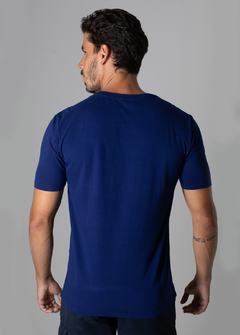 Camiseta Brooksfield basica azul marinho CBAZ1784 - loja online