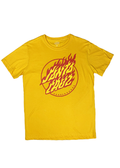 Camiseta Santa Cruz Amarelo Mostarda CSAM201